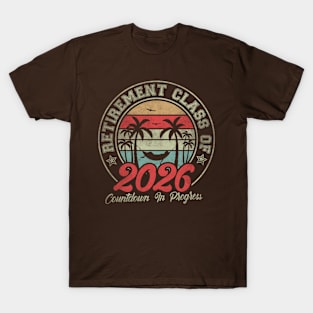 Retirement Class Of 2026 Countdown In Progress T-Shirt